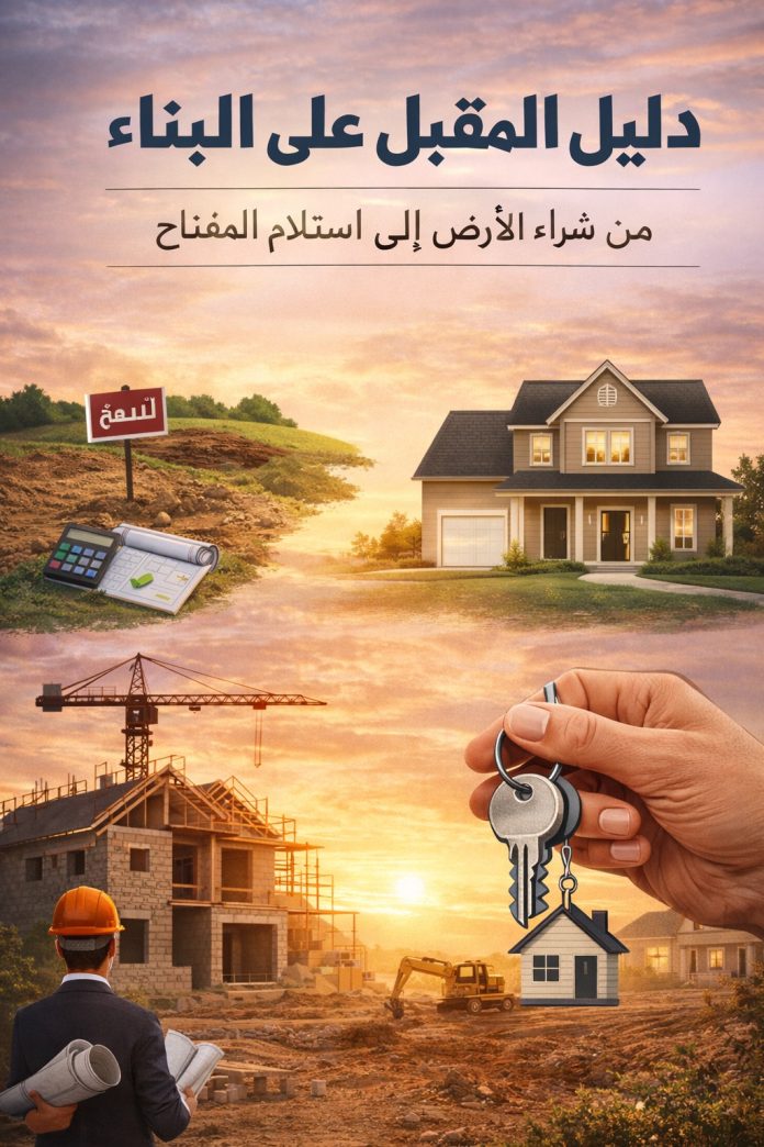 رحلة بناء المنزل خطوة بخطوة: ما يجب أن تعرفه قبل أن تبدأ